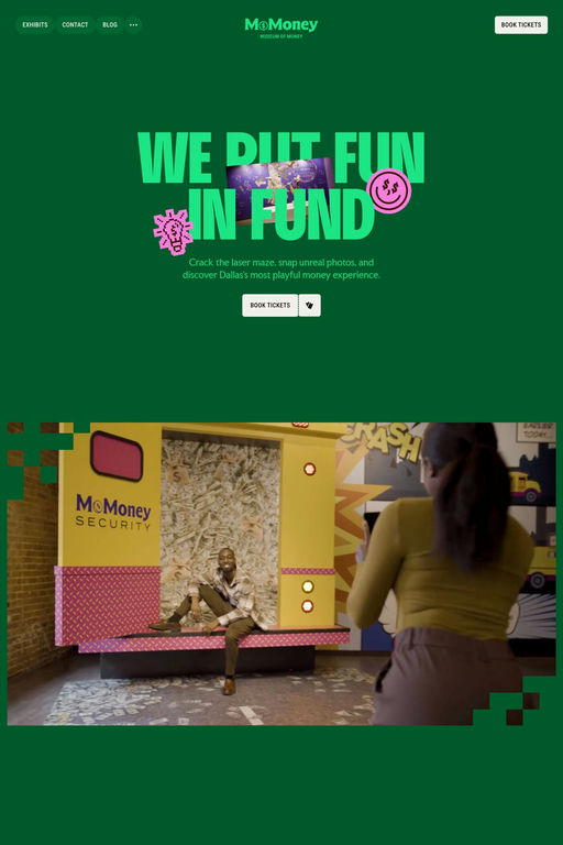 MoMoney website screenshot