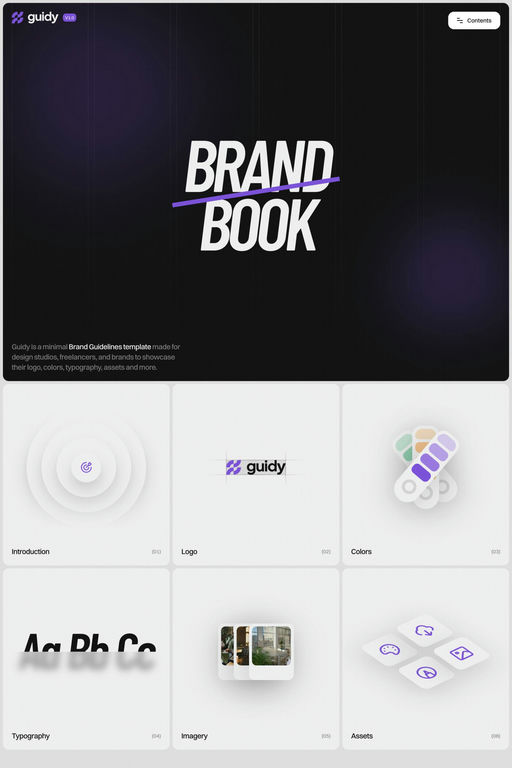 Guidy template screenshot