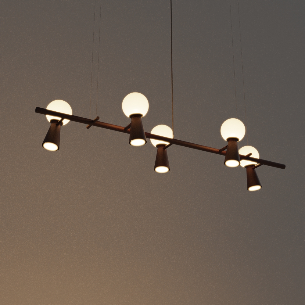 Pendente PIVÔ 5  – iluminação de teto