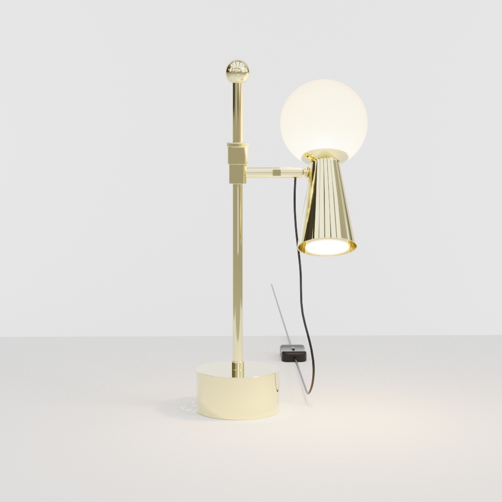 Abajur PIVÔ – iluminação de mesa