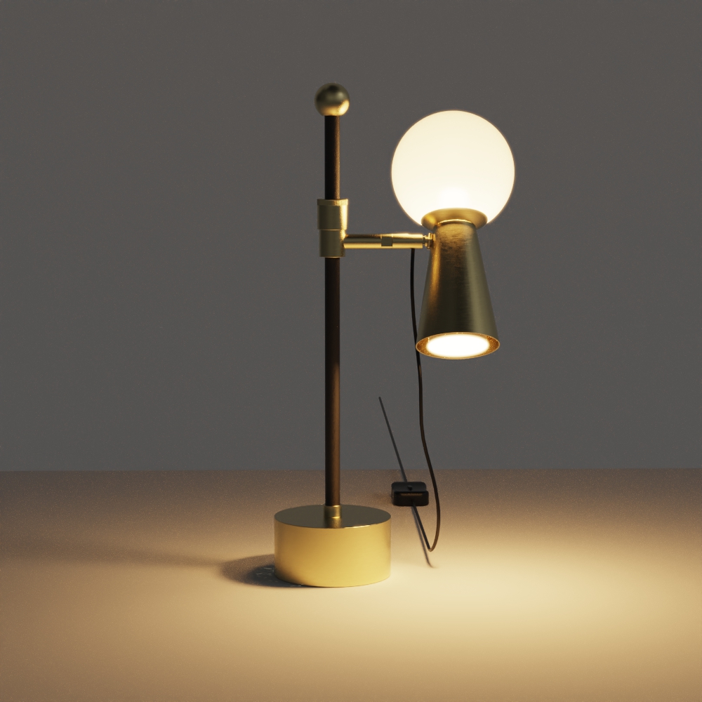 Abajur PIVÔ – iluminação de mesa