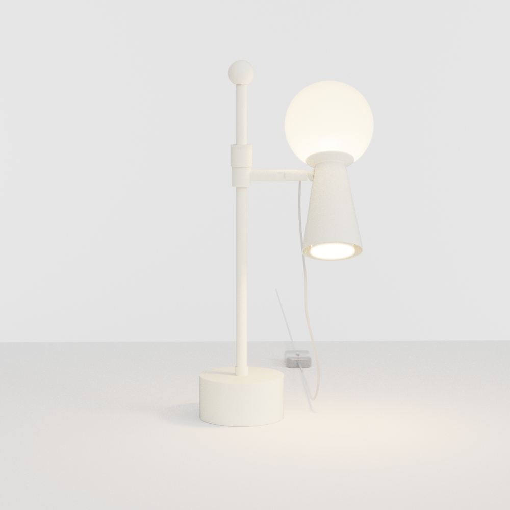 Abajur PIVÔ – iluminação de mesa