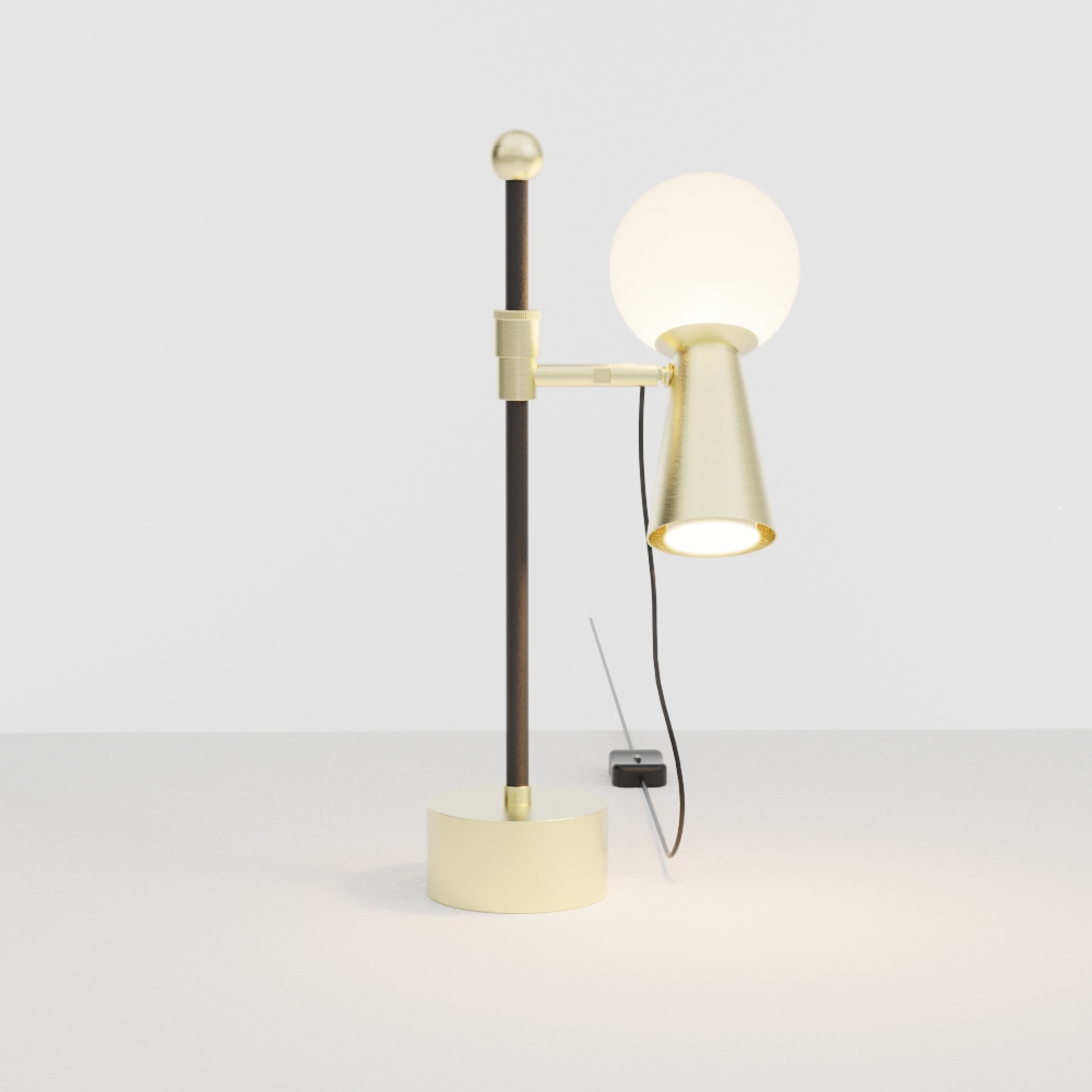 Abajur PIVÔ – iluminação de mesa