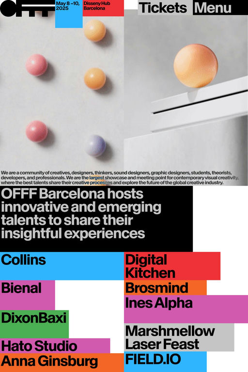 OFFF 2025 website screenshot