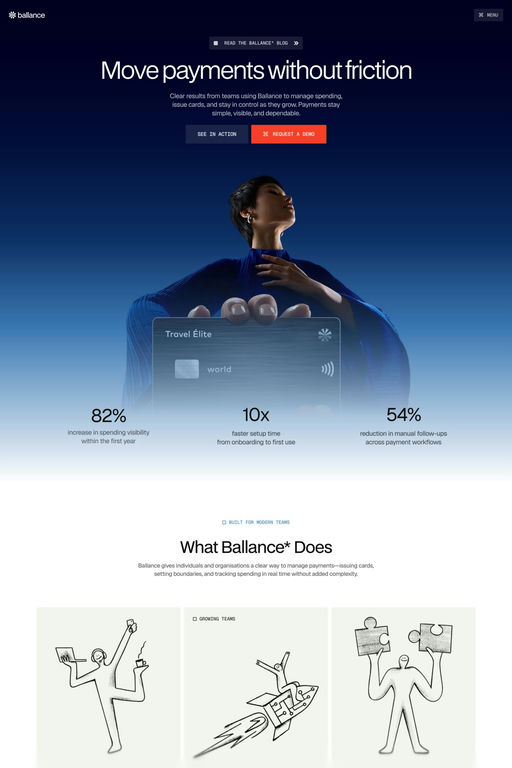 Ballance template screenshot