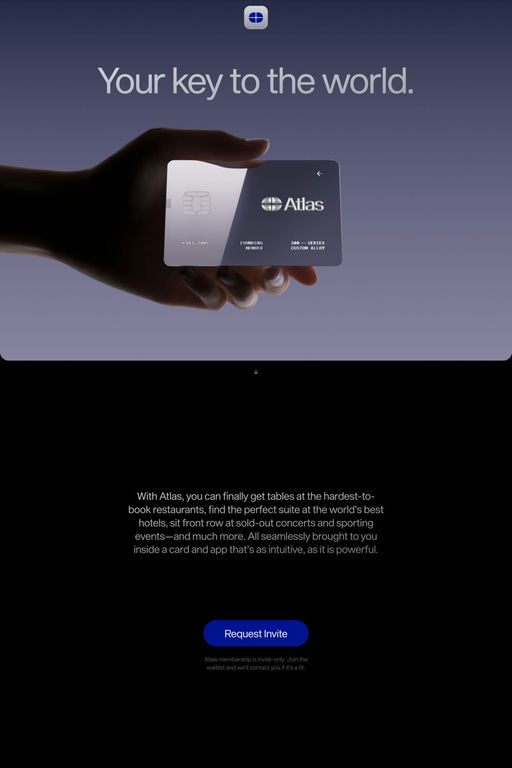 Atlas website screenshot