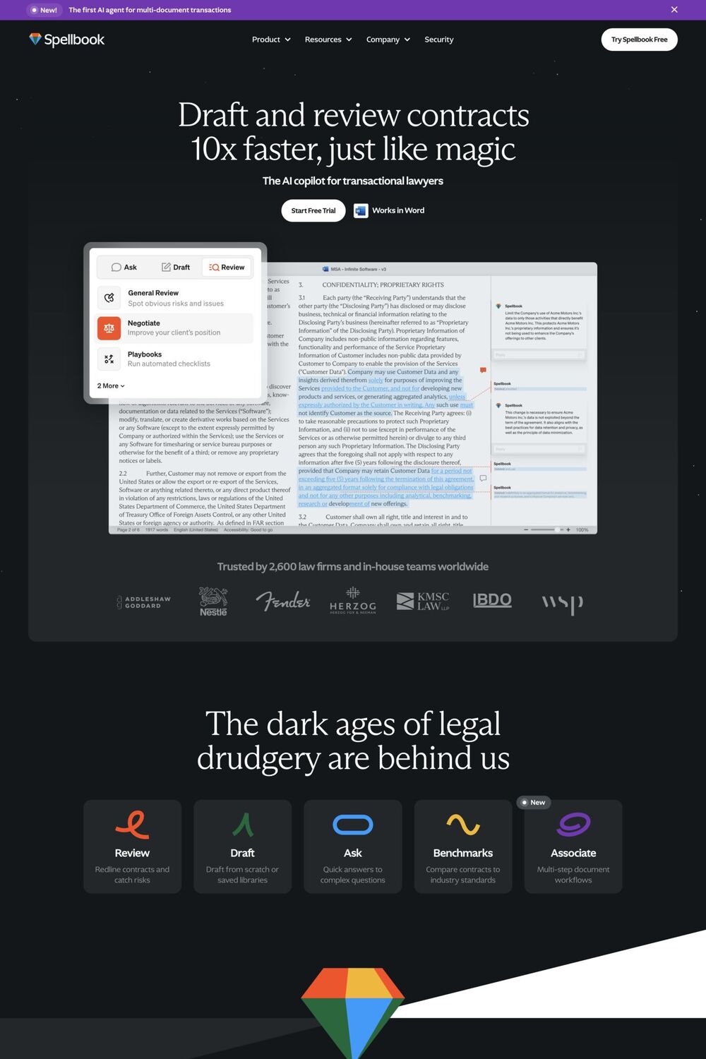 Spellbook website screenshot