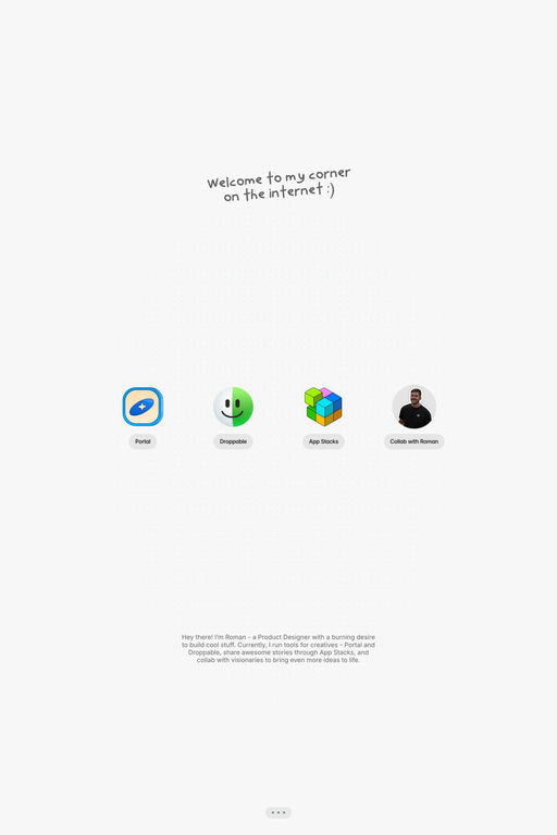 Roman Tesliuk website screenshot