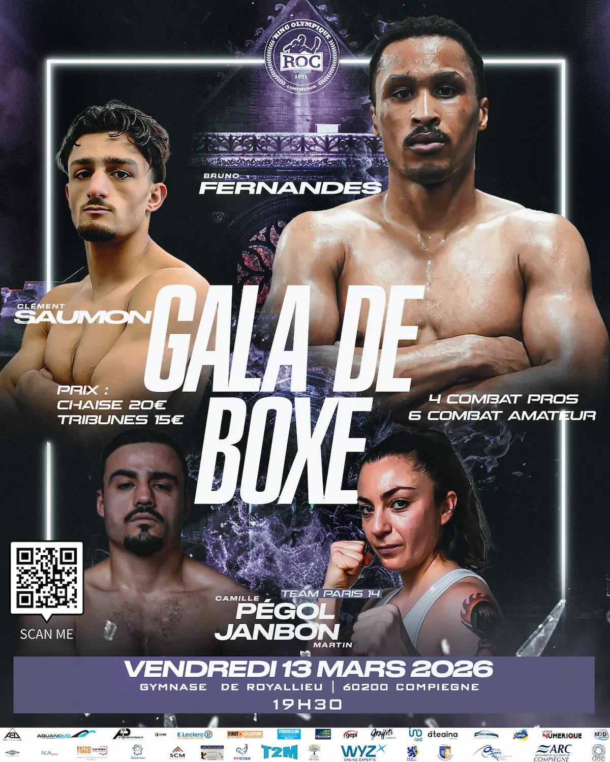 🥊 Gala de Boxe à Compiègne : Une Soirée Explosive à Ne Pas Manquer ! 🥊
