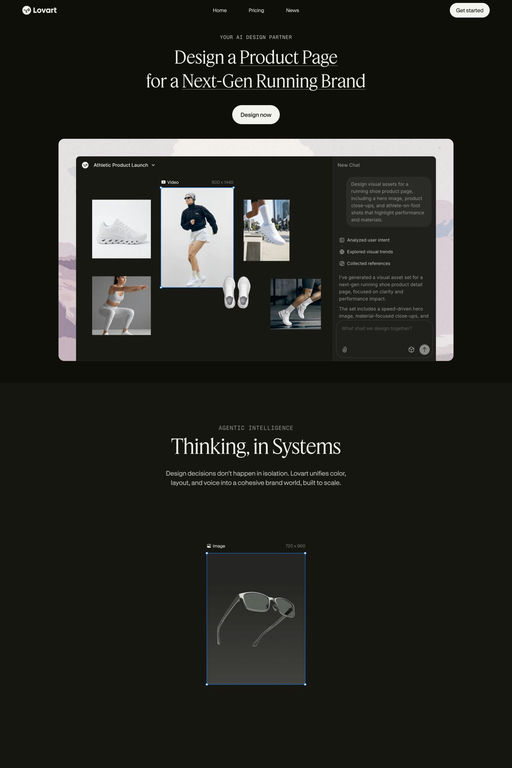 Lovart website screenshot