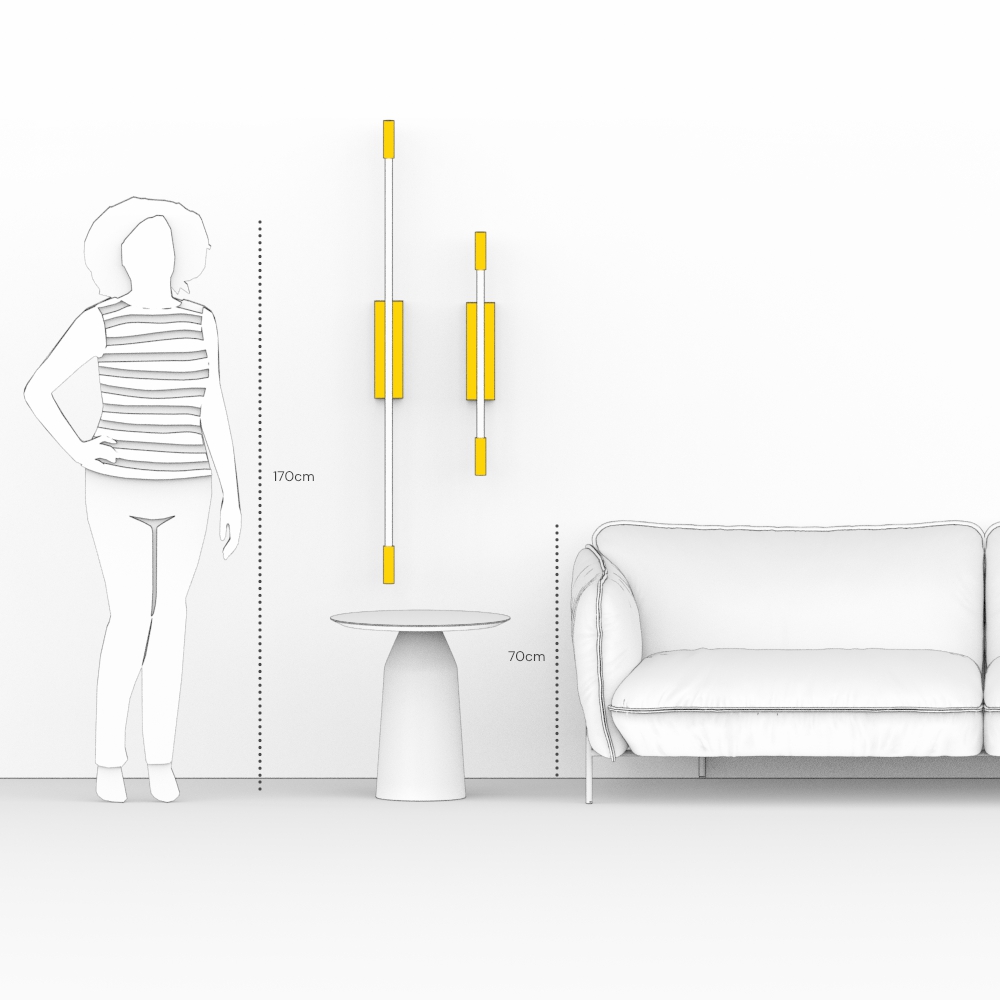 Arandela SLIM 120 – iluminação de parede