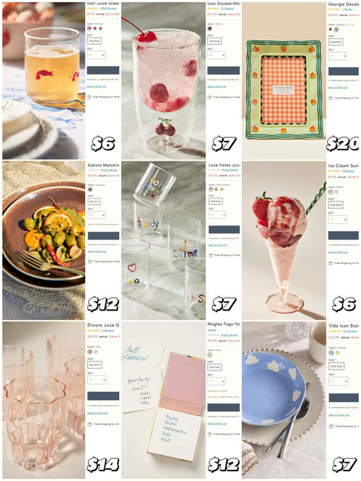 【好久不见】Anthropologie 额外6折挖宝