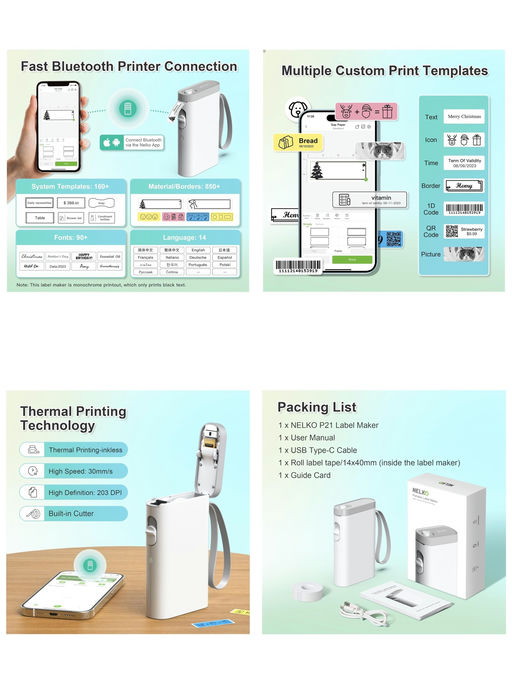 【Nelko 标签机】 【$16，免运】
