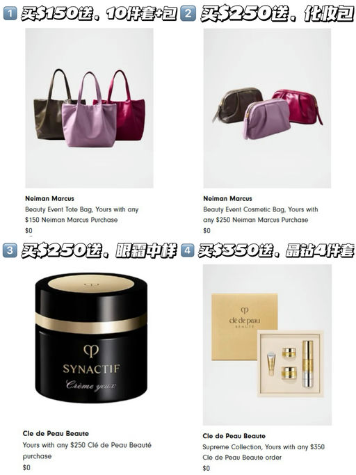 💰【CPB 6~7折】叠加四重送礼