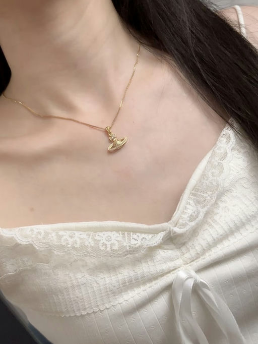 【西太后土星项链】【$100】