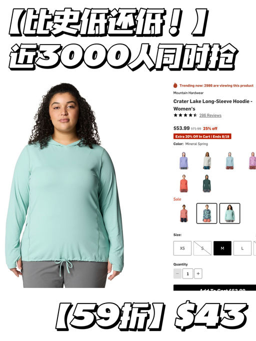 【比史低还低】近3000人选购