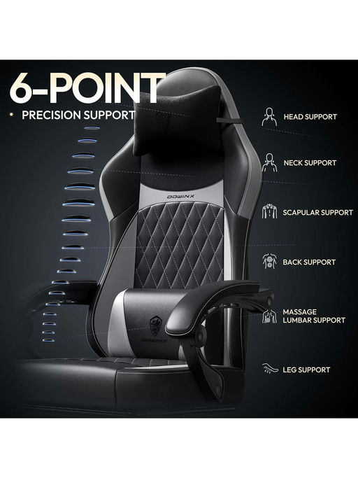 【人体工学电竞椅】【$64，免运】