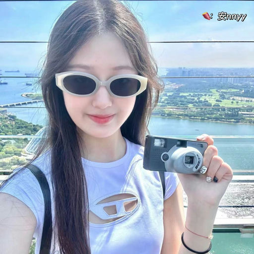 【宋雨琦同款】纯白Diesel镂空T，8折