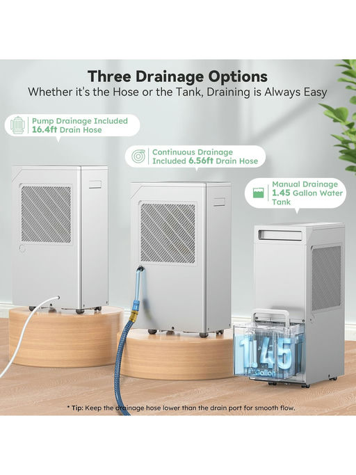 💧【雨季必备】【自带排水泵】