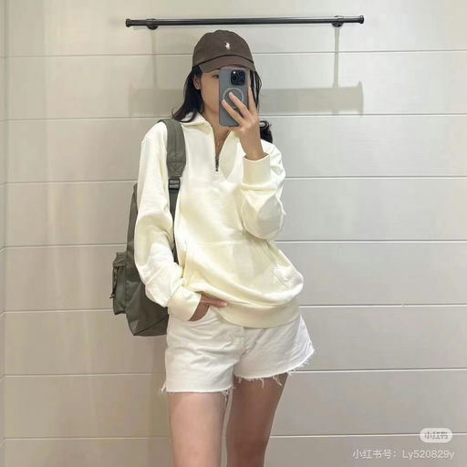 【隽永小马标】PRL经典半拉链立领卫衣，6折码全