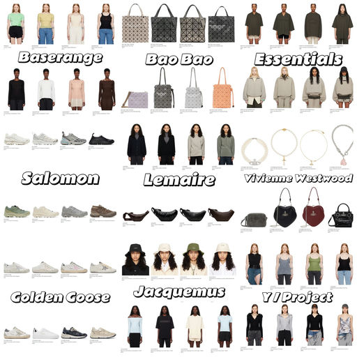 【SSENSE 8折返场】更多品牌参加