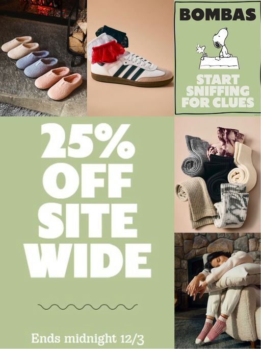 🌞【Bombas 年度最好价】【全场75折】