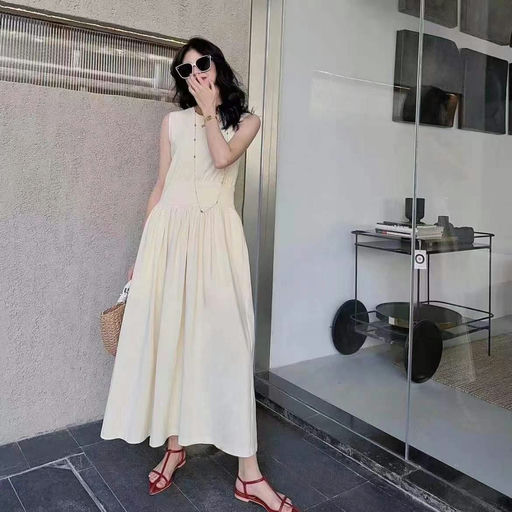 【断货好久好久！】Toteme实火无袖连衣裙，67折BUG