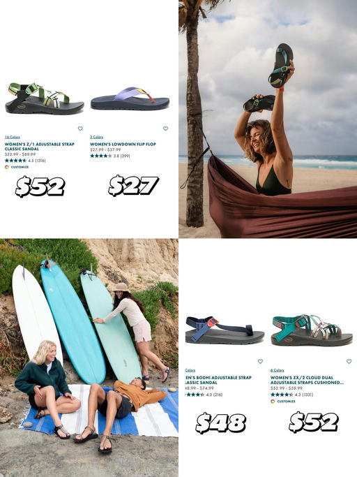 【完全贴合脚型】【3折+满$100再减$30】