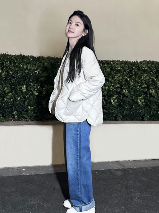 【仅$29】Uniqlo 奶白棉服