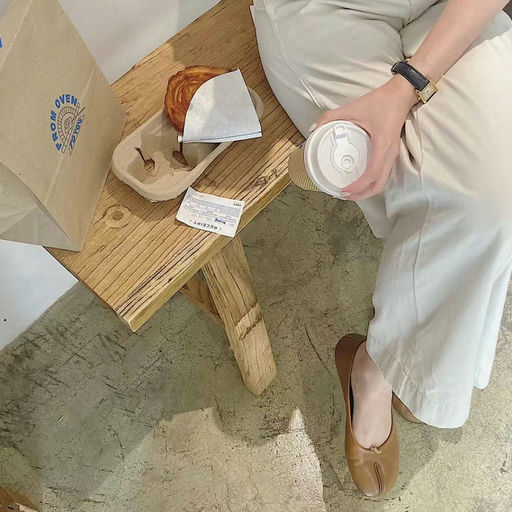 MM tabi芭蕾舞鞋，奶茶色定优+下折