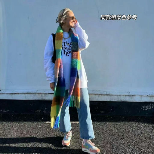 【6折】Acne Studios最火格纹围巾，定优+额外7折