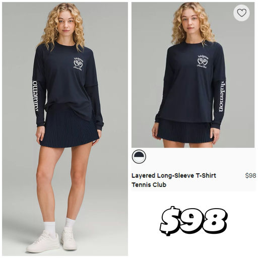 【上新即断码】lulu网球风卫衣