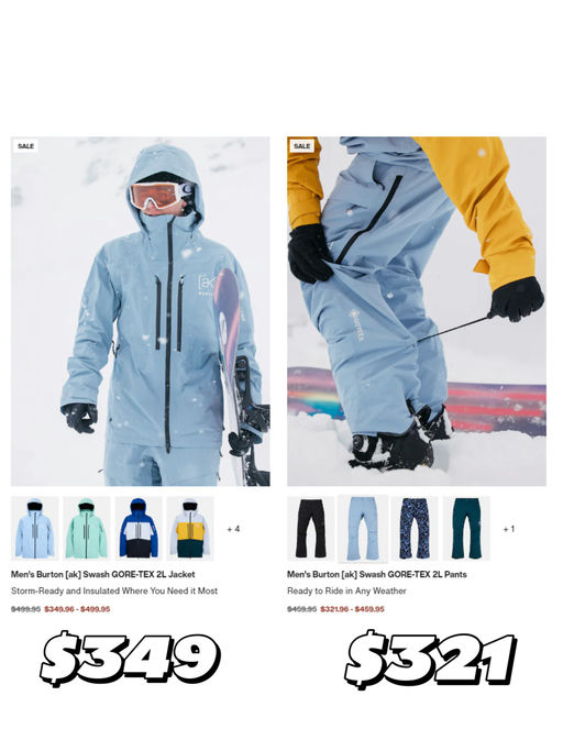 【Burton 季末大清仓】 【Deepest Deals】