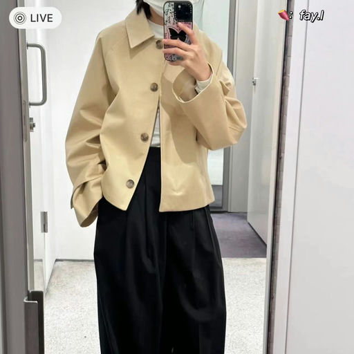 【COS有自己的Lemaire】 最新短风衣，85折