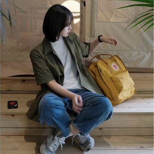 经典姜黄色，北极狐下折