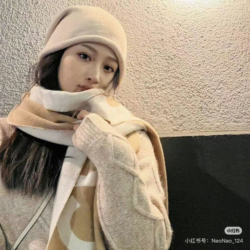 【49折】Acne Studios双面字母围巾，奶茶色