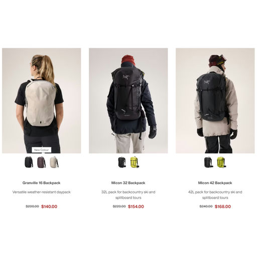 【开跑！】Arcteryx官网大促7折起 