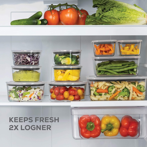 玻璃保鲜盒，20件套