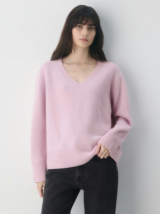 【韩系奶霜粉】【100 % 纯羊绒】