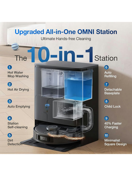 【全能扫拖机器人】【AI 新科技】