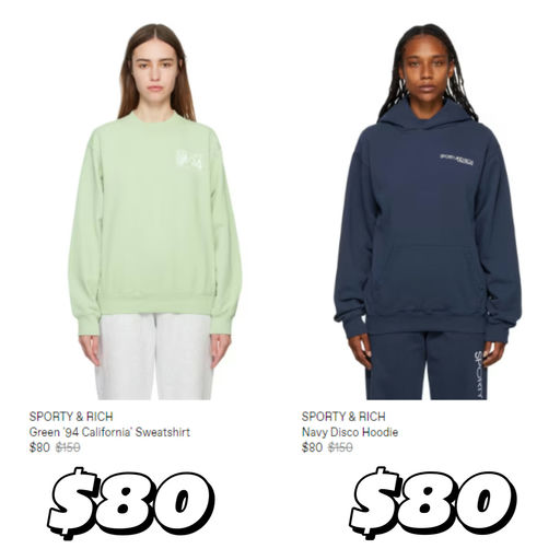 【抄底的快乐～】卫衣通通不过百