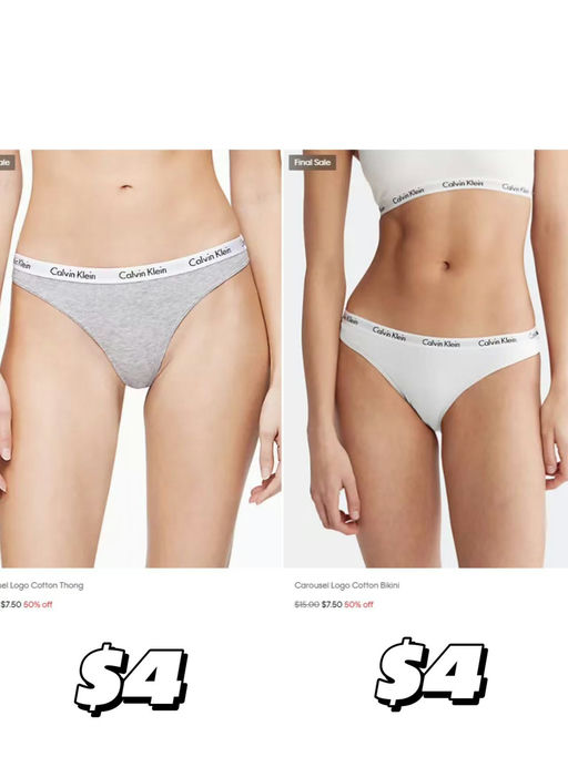 【CK 额外5折】【内衣仅$6】