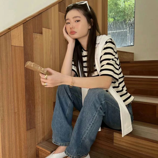 【应季45折】Jil Sander 最经典logo tee，超低价