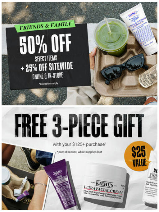 【好价回归】【Kiehl's 5折】