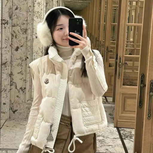 【BUG参加】Moncler本季最火奶白面包马甲arques 合8折$1116+duty