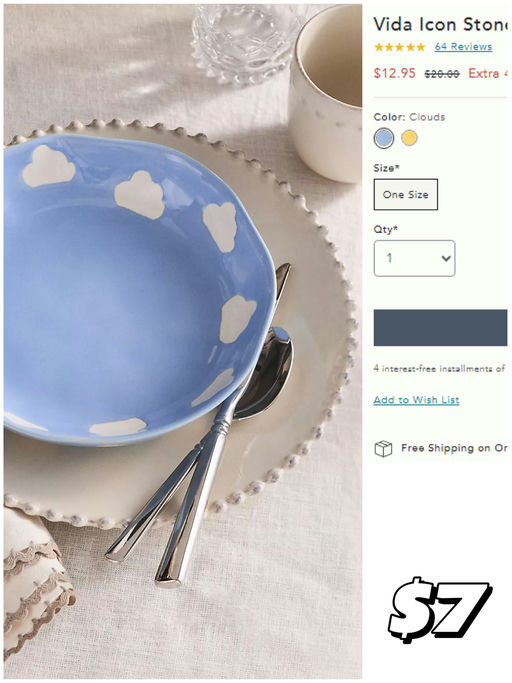 【好久不见】Anthropologie 额外6折挖宝