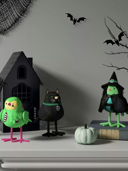 【万圣节装饰5折】【暗黑小鸟 $2.5】