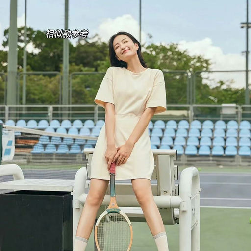 【36折！】Lulu Wrap-front T恤连衣裙