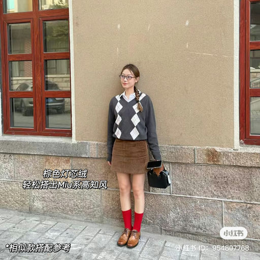 【显臀一绝】复古灯芯绒