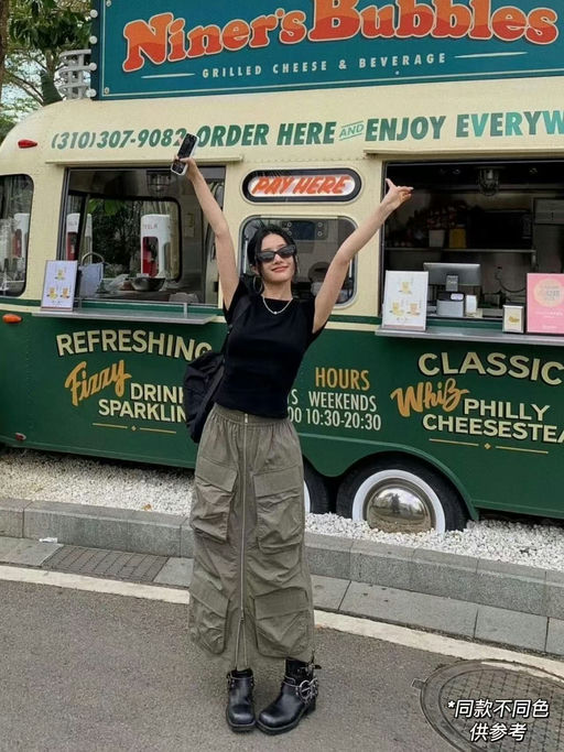 【惊天好价】【$31，免运】甜酷辣妹必备工装裙